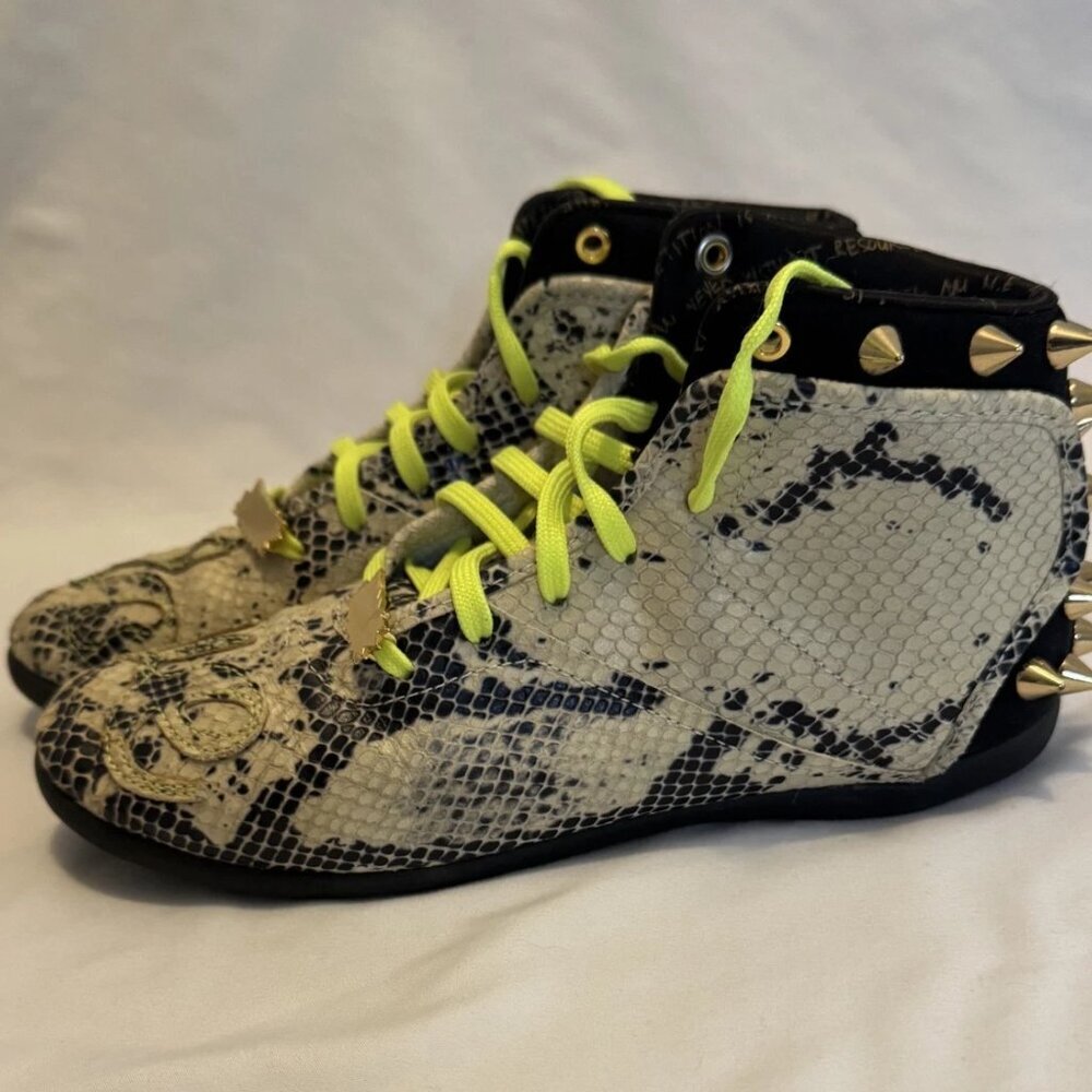 Melody‎ Ehsani x Reebok Love Sneakers Snakeskin Spiked Women’s Sz 6.5 Shoes